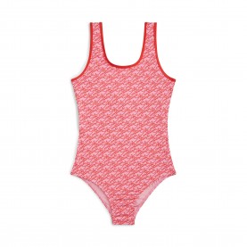 Бански костюм Tommy Hilfiger Kids Scoop Neck Swimsuit - Script Rose 0JZ бански,костюм,tommy,hilfiger,kids,scoop,neck,swimsuit,script,rose,0jz