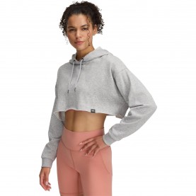 Under Armour Womens Tery Cropped 1/4 Zip Fleece - Gray дамски,полари,дамски,палта,и,якета,размер+,дамско,фитнес,облекло,дамски,облекла,за,бягане,всички,фитнес,облекла,under,armour,women,s,tery,cropped,1,4,zip,f