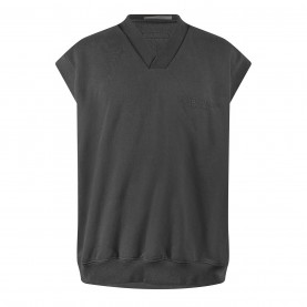 FEAR OF GOD ESSENTIALS FGE VNck SwtVst Sn99 - Off Black мъжки,пуловери,fear,of,god,essentials,fge,vnck,swtvst,sn99,off,black