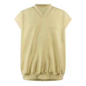 Fear Of God Essentials Mens Knitted Sweater Vest - Canary fear,of,god,essentials,men,s,knitted,sweater,vest,canary