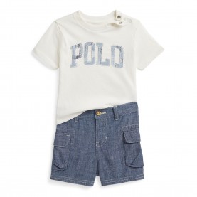 Polo Ralph Lauren Unisex Kids Clothing Set - Deckwash White polo,ralph,lauren,unisex,kids,clothing,set,deckwash,white