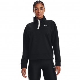Поларена блуза Under Armour Fleece Reflective 1/4 Zip Top - Black поларена,блуза,всички,коледни,подаръци,разпродажба,under,armour,дамски,тениски,дамски,топове,under,armour,armour,fleece,reflective,1,4,zip,top,black