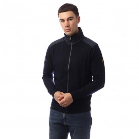Belstaff Kelby Zip Cardigan - Navy belstaff,kelby,zip,cardigan,navy