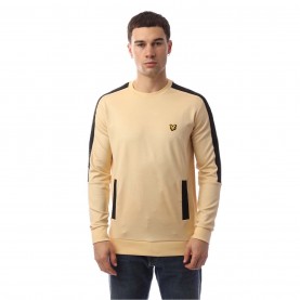 блуза,облекла,на,разпродажба,мъжки,блузи,lyle,and,scott,pocket,branded,crew,sweatshirt,yellow
