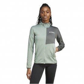 Поларено яке Adidas Terrex Xperior Climawarm Light Fleece Jacket - Silver поларено,яке,дамски,жилетки,adidas,terrex,xperior,climawarm,light,fleece,jacket,silver