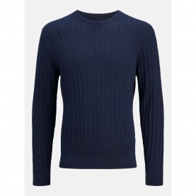 мъжки,пуловер,мъжки,пуловери,jack,and,jones,cable,knit,jumper,mens,navy,blazer