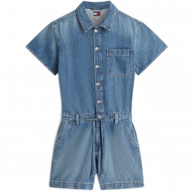 Дамски гащеризон Tommy Jeans Womens Playsuit - Denim Medium дамски,гащеризон,tommy,jeans,women,s,playsuit,denim,medium