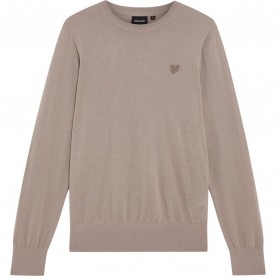 пуловер,мъжки,пуловери,lyle,and,scott,men,s,crew,neck,jumper,cinder
