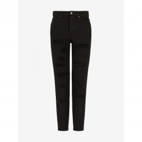 Дънки Armani Exchange J51 Slim-Fit Jeans - Black дънки,дамски,дънки,armani,exchange,j51,slim,fit,jeans,black