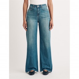 дънки,дамски,дънки,nobodys,child,nc,wide,leg,jeans,ld99,blue