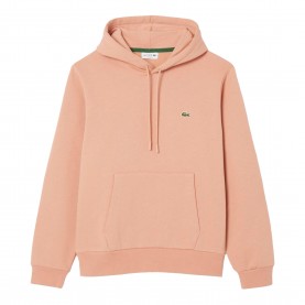 Суичър Lacoste Organic Cotton Fleece Hoodie - Orange суичър,мъжки,горнища,с,качулка,мъжки,ежедневни,облекла,lacoste,organic,cotton,fleece,hoodie,orange