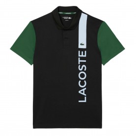 блуза,с,яка,мъжки,тениски,lacoste,ultra,dry,print,branding,tennis,polo,shirt,black