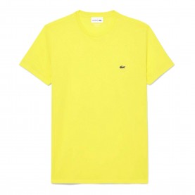Тениска Lacoste Cotton Pima T-Shirt - Yellow тениска,мъжки,тениски,lacoste,cotton,pima,t,shirt,yellow