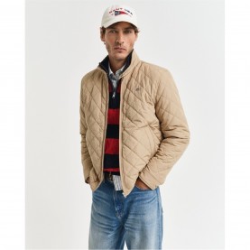 яке,мъжки,якета,gant,quilted,windcheater,jacket,khaki