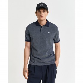 Блуза с яка Gant 4-Colour Oxford Piqu¿ Polo Shirt - Blue блуза,с,яка,мъжки,тениски,gant,4,colour,oxford,piqu,polo,shirt,blue