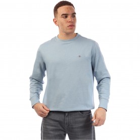 блуза,облекла,на,разпродажба,мъжки,ежедневни,облекла,мъжки,горнища,с,качулка,gant,shield,logo,crewneck,sweatshirt,blue