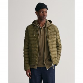 яке,мъжки,якета,gant,light,padded,bomber,jacket,green
