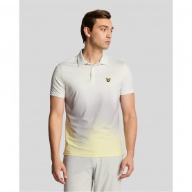 Блуза с яка Lyle and Scott Gradient Polo Shirt - White блуза,с,яка,lyle,and,scott,gradient,polo,shirt,white