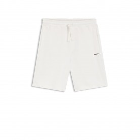 Къси панталони Hugo Dayono Relaxed-Fit Logo Print Shorts - White къси,панталони,мъжки,къси,панталони,hugo,dayono,relaxed,fit,logo,print,shorts,white