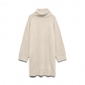 рокля,дамски,поли,и,рокли,vero,moda,aquarius,roll,neck,jumper,dress,natural