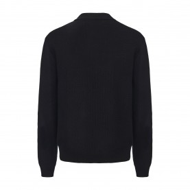 Pretty Green PG Knitted Polo Sn64 - Black мъжки,блузи,с,яка,мъжки,потници,мъжки,тениски,pretty,green,pg,knitted,polo,sn64,black