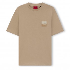тениска,мъжки,тениски,hugo,dusplito,split,logo,t,shirt,beige