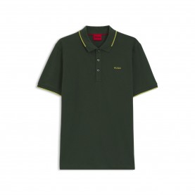 блуза,с,яка,мъжки,тениски,hugo,dinoso222,printed,logo,polo,shirt,green