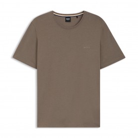 тениска,мъжки,тениски,boss,mix,match,regular,fit,lounge,t,shirt,brown