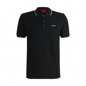 блуза,с,яка,мъжки,тениски,hugo,dinoso222,printed,logo,polo,shirt,black