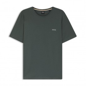 тениска,мъжки,тениски,boss,mix,match,regular,fit,lounge,t,shirt,green