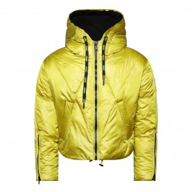 яке,дамски,якета,и,палта,dkny,cropped,puffer,jacket,yellow