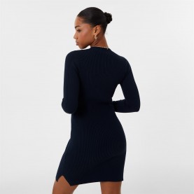 рокля,дамски,плетени,дрехи,jack,wills,rib,mini,dress,navy