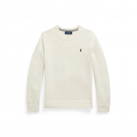 Polo Ralph Lauren Polo Cable Knit Crew Jn64 - Club Cream polo,ralph,lauren,polo,cable,knit,crew,jn64,club,cream