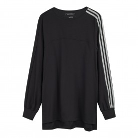 Тениска Y3 3-Stripes Long Sleeve T-Shirt - Black тениска,мъжки,тениски,y3,3,stripes,long,sleeve,t,shirt,black