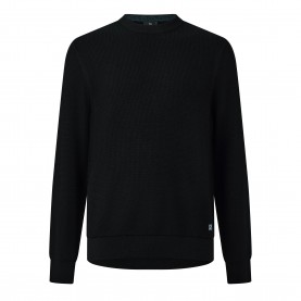 PS Paul Smith PS Waff Crew Knit Sn64 - Black 79 ps,paul,smith,ps,waff,crew,knit,sn64,black,79