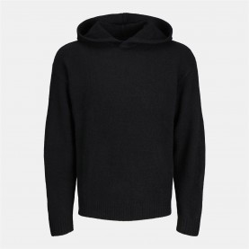 суичър,облекла,на,разпродажба,мъжки,блузи,jack,and,jones,ollie,knitted,hoodie,black