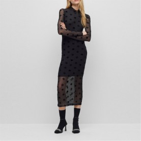 рокля,дамски,поли,и,рокли,hugo,nasuse,mesh,dress,open,misc,986