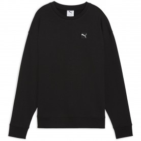 Дамска блуза Puma Womens Elevated Comfort Crew Sweatshirt - Puma Black дамска,блуза,дамски,блузи,дамско,фитнес,облекло,puma,women,s,elevated,comfort,crew,sweatshirt,puma,black