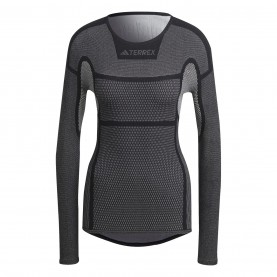 Дамска фланелка с дълъг ръкав Adidas Drynamo Long Sleeve Top Womens - Black/ White дамска,фланелка,с,дълъг,ръкав,горнища,за,физическо,разпродажба,adidas,дамски,топове,дамски,горнища,за,тренировка,лека,атлетика,дамско,фитнес,облекло,всички