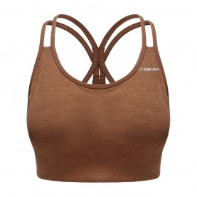 LA Gear Seamless Bra Womens - Mocha Marl дамско,лятно,бельо,дамско,бельо,спортни,сутиени,дамски,горнища,за,тренировка,спортни,сутиени,дамско,фитнес,облекло,всички,фитнес,облекла,йога,и,пилатес,обл