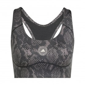 adidas by Stella McCartney Womens Medium Impact Sports Bra - Python Charcoal отново,на,училище,бельо,за,училище,спортни,сутиени,дамски,фитнес,облекла,спортни,сутиени,adidas,by,stella,mccartney,women,s,medium,impact,sports,bra,python