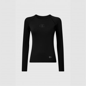Champion Women's Combat C-Dry Long Sleeve Compression Rashguard - Black горнища,за,физическо,дамски,топове,дамски,горнища,за,тренировка,лека,атлетика,дамско,фитнес,облекло,всички,фитнес,облекла,дамски,облекла,за,бягане,champion
