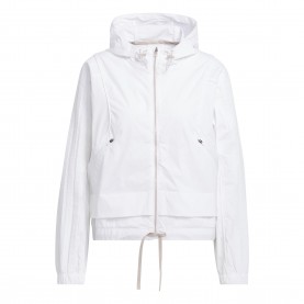 Дамски суичър adidas Womens Full Zip Performance Hoodie - White дамски,суичър,дамски,горнища,с,качулка,дамско,фитнес,облекло,adidas,women,s,full,zip,performance,hoodie,white
