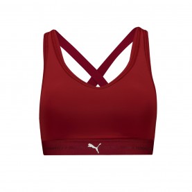 Puma Women's Sporty Padded Low Impact Sports Bra - Burgundy дамско,лятно,бельо,разпродажба,puma,спортни,сутиени,дамски,горнища,за,тренировка,спортни,сутиени,дамско,фитнес,облекло,всички,фитнес,облекла,йога,и,пилатес