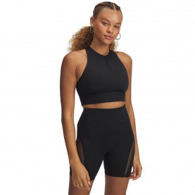 Under Armour Womens Meridian Zipped Performance Gym Vest - Black дамски,горнища,за,тренировка,дамско,фитнес,облекло,дамски,облекла,за,бягане,лека,атлетика,всички,фитнес,облекла,всички,йога,и,пилатес,аксесоари,и,облекла,й