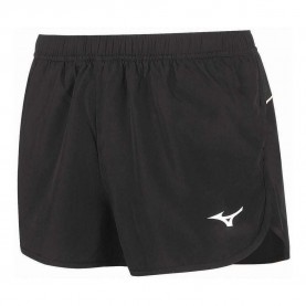 Дамски къси панталони Mizuno Womens Premium Performance Gym Shorts - Black/White дамски,къси,панталони,дамско,фитнес,облекло,дамски,облекла,за,бягане,mizuno,women,s,premium,performance,gym,shorts,black,white