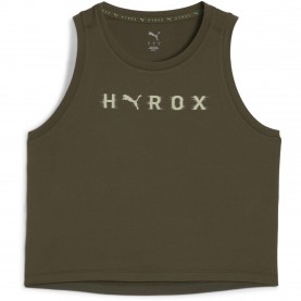 Puma Womens Hyrox Spun Performance Gym Vest - Dark Olive дамски,горнища,за,тренировка,дамско,фитнес,облекло,дамски,облекла,за,бягане,puma,women,s,hyrox,spun,performance,gym,vest,dark,olive