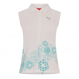 Puma Golf Sl 1/2 Zip Graphic Womens - White дамски,горнища,за,тренировка,дамско,фитнес,облекло,дамски,облекла,за,бягане,лека,атлетика,всички,фитнес,облекла,puma,golf,sl,1,2,zip,graphic,womens,white