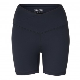 USA Pro USA Wrap Front Short Womens - Black шорти,за,физическо,дамски,къси,панталони,дамски,панталони,и,къси,панталони,за,тренировка,лека,атлетика,дамско,фитнес,облекло,всички,фитнес,облекла,дамски,о