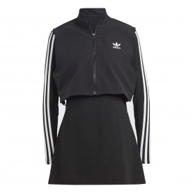 adidas Originals adidas Adicolor Full-Cover Wear Top Womens - Black/White дамски,топове,всички,фитнес,облекла,adidas,originals,adidas,adicolor,full,cover,wear,top,womens,black,white